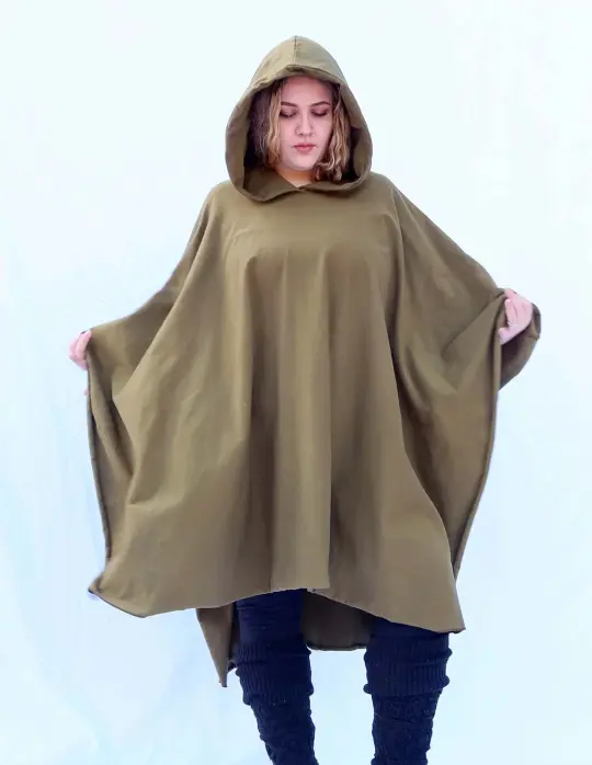 Beach Bum Hoodie Below Knee Cape