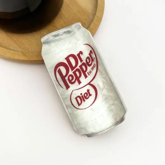 Diet Dr Pepper Hair Claw Clip, Cute Soda Hair Clip