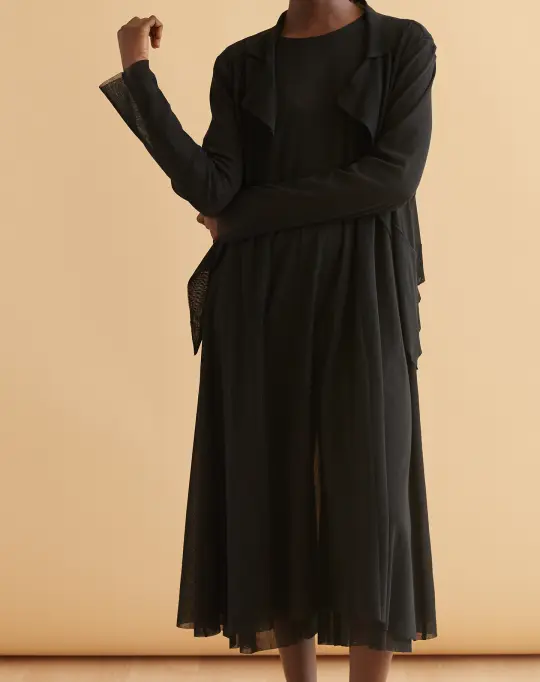Mesh drifter dress