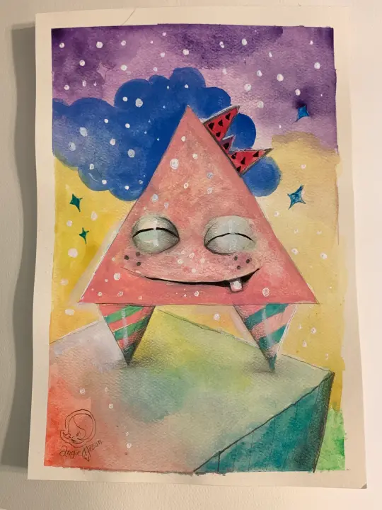 Trina Triangle - Triangle Gang Character Sketch