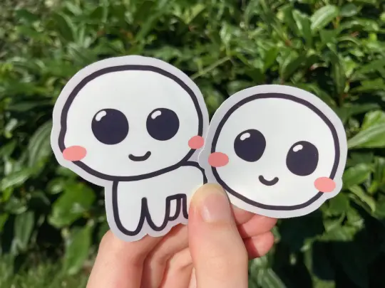 Autism creature cute sticker set