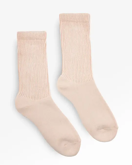 Decka Showatabé Organic Pile Socks - Pink