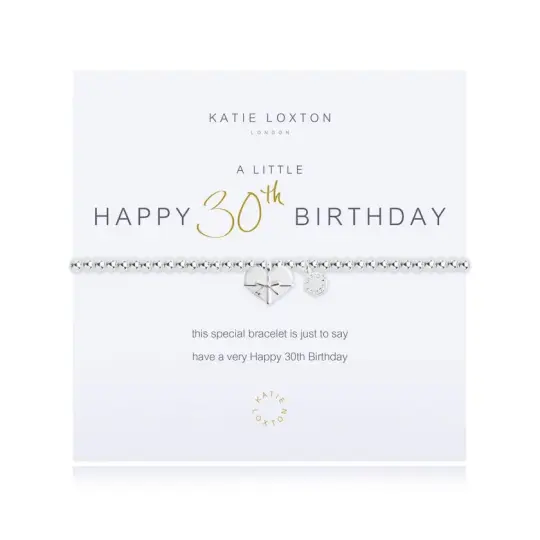 A LITTLE HAPPY 30TH BIRTHDAY BRACELET