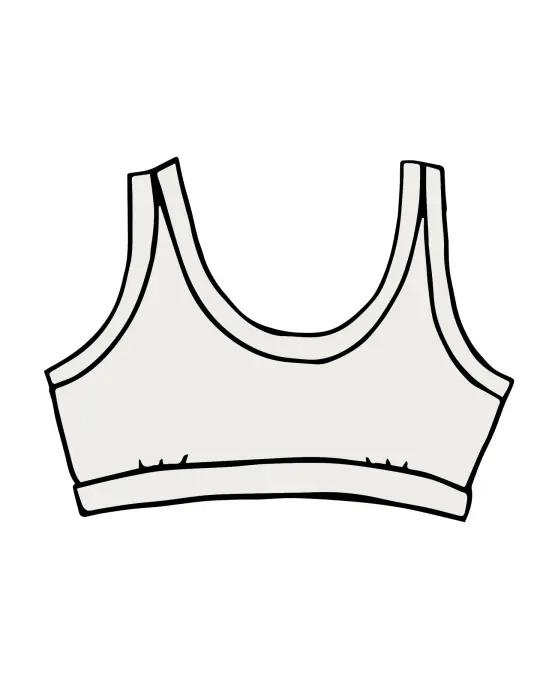 Bralette Plain Vanilla