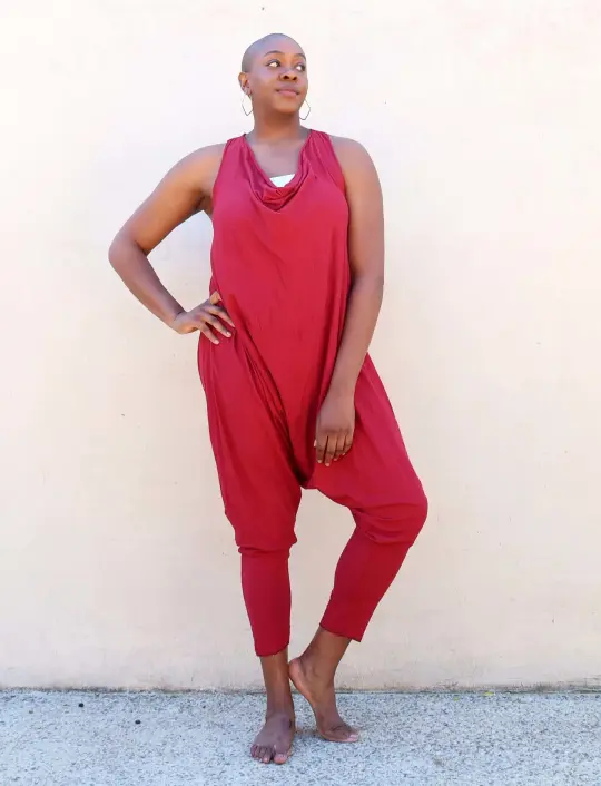 Float Neck Racerback Jodhpur Pedal Jumper