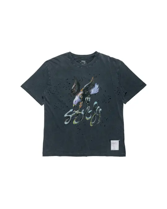 SATISFY MothTech T-Shirt Aged Black Eagle