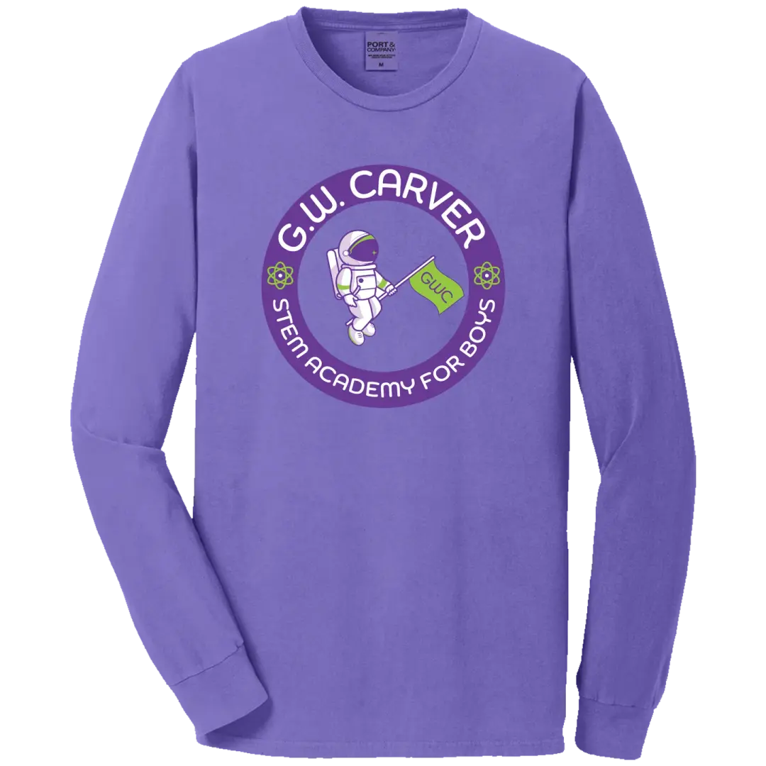 GWC STEM Academy Screen Printed PC099LS Adult Long Sleeve Tee