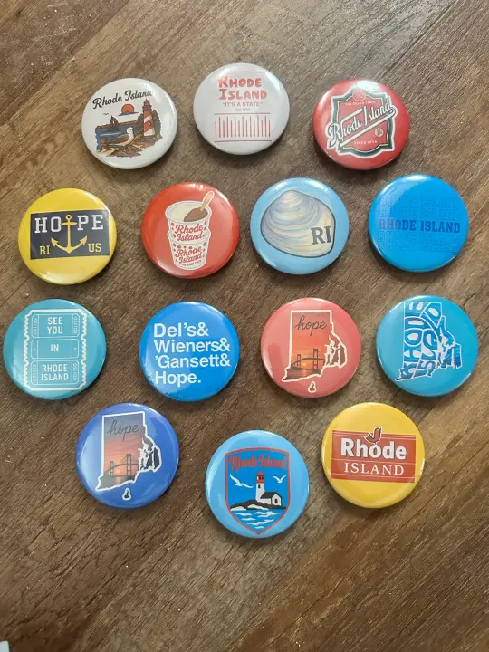 RI themed large magnets