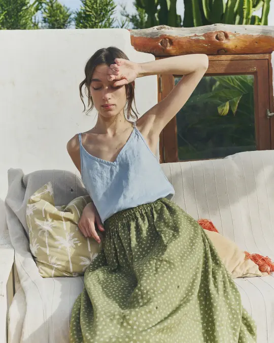 SORRENTO cami linen top