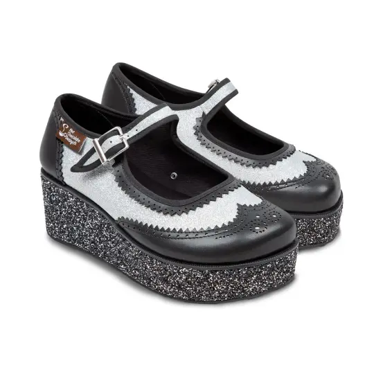 Havana Glitter Women's Mary Jane Platform