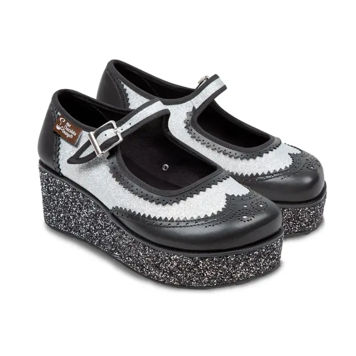 Havana Glitter Women's Mary Jane Platform