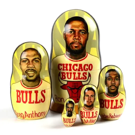 Collectible Chicago Bulls Nested Doll (2002)