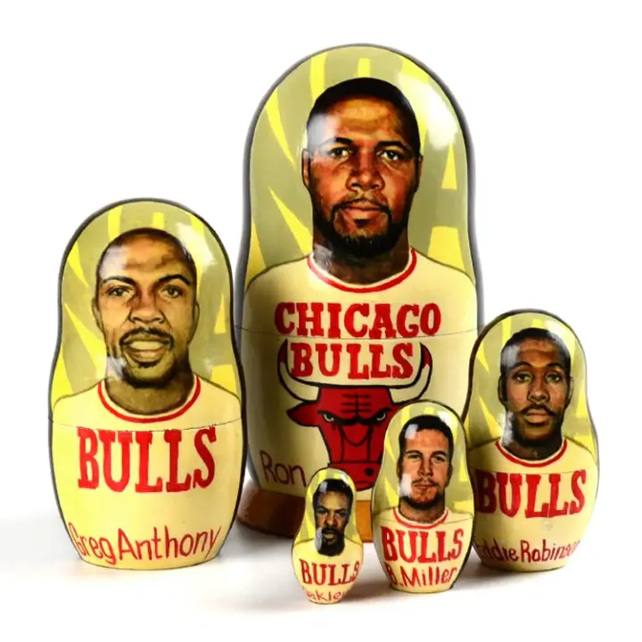 Collectible Chicago Bulls Nested Doll (2002)