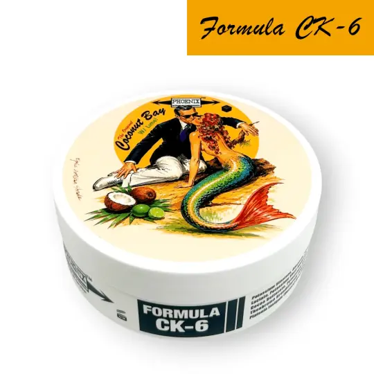Coconut Bay w/ Lime Artisan Shaving Soap | Ultra Premium CK-6 Formula