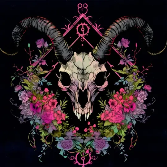 "Flora of the Inferno" Digital Print