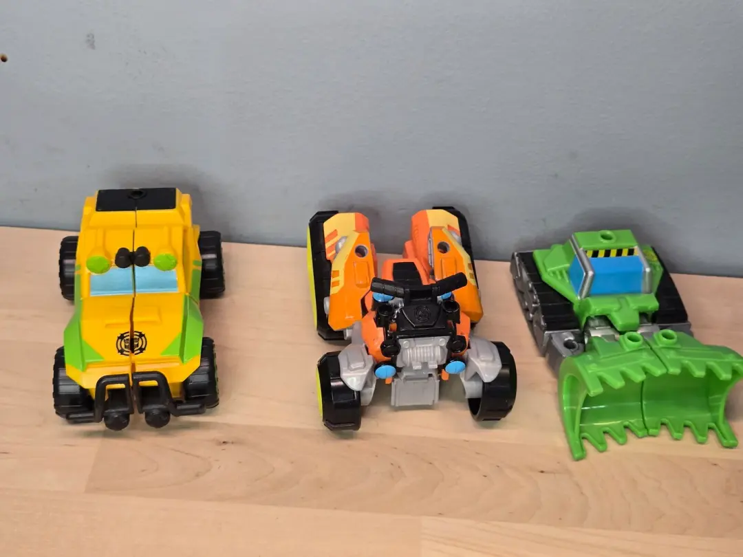 Transformers Rescue Bots Lot of 3: Bumblebee, Brushfire, Boulder — Playskool Heroes