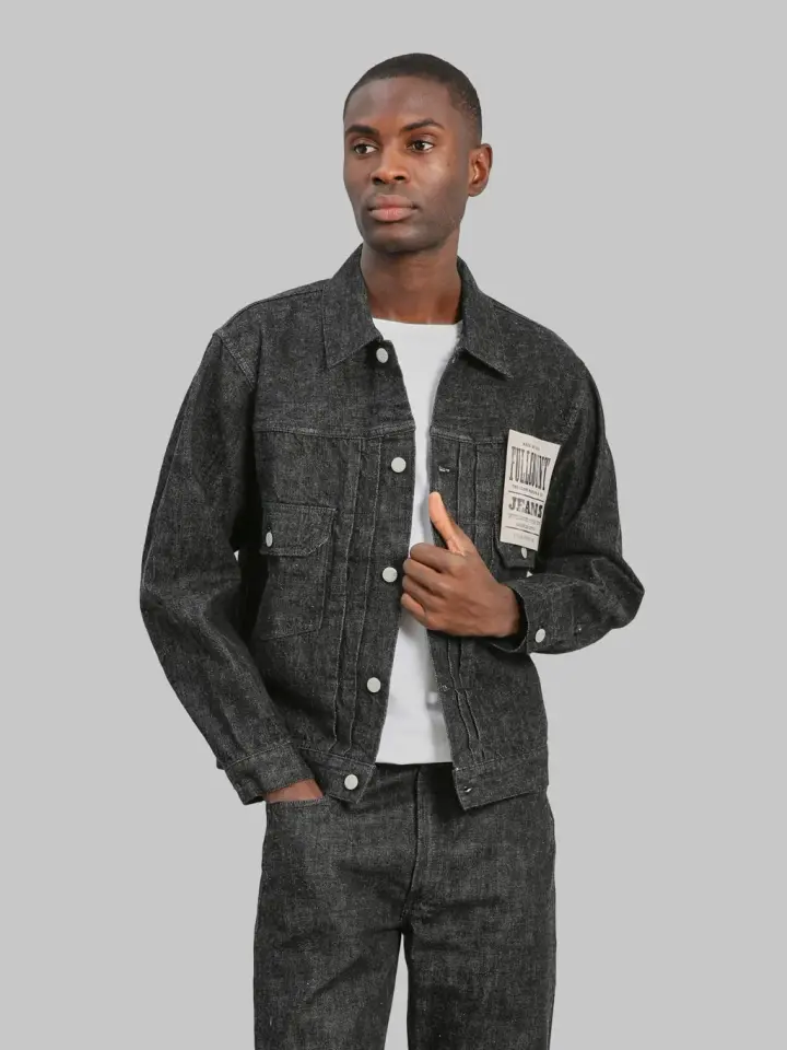 Fullcount 2102BK 13.7oz Type II Black Denim Jacket