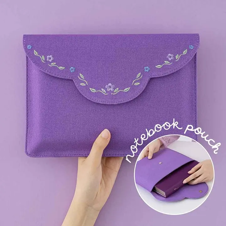 Tsuki ‘Enchanted Garden’ Notebook Pouch ☾