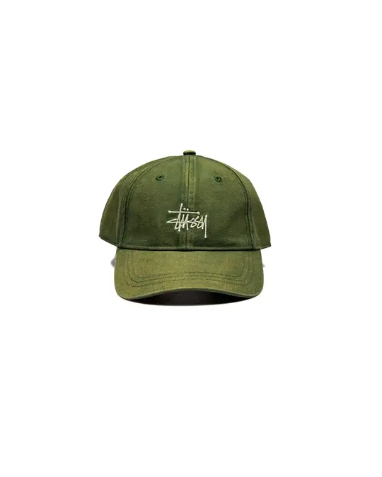 Stüssy Washed Basic Stüssy Cap Pine