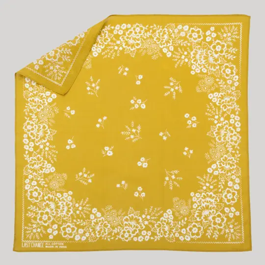 Cotton Field Bandana | Chartreuse