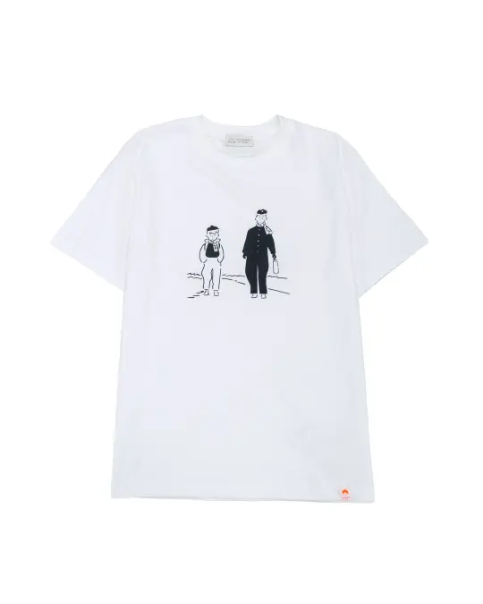 Beams Japan Yasujiro Ozu 'Good Morning' T-Shirt White