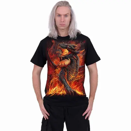 DRACONIS - T-Shirt Black | Top Quality Cotton | Azo-Free Dyes