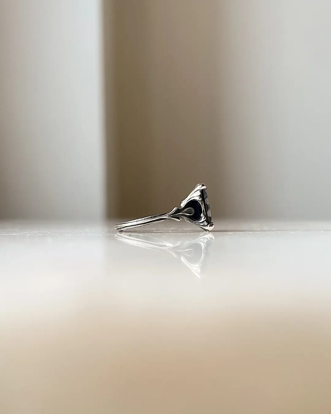 Window to the Universe // Silver + Iolite Sunstone