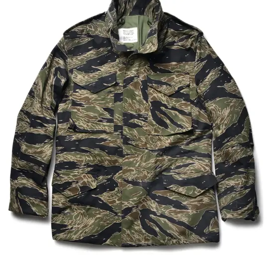 M-65 FIELD COAT / TIGER CAMOUFLAGE, TAD POLE