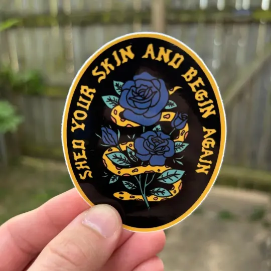 Shed Your Skin Sticker