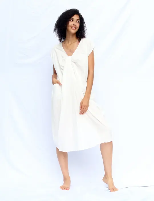 Heart Origami Below Knee Kaftan