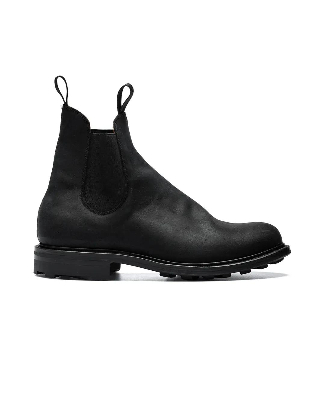 Viberg Chelsea Boot Black Waxy Commander