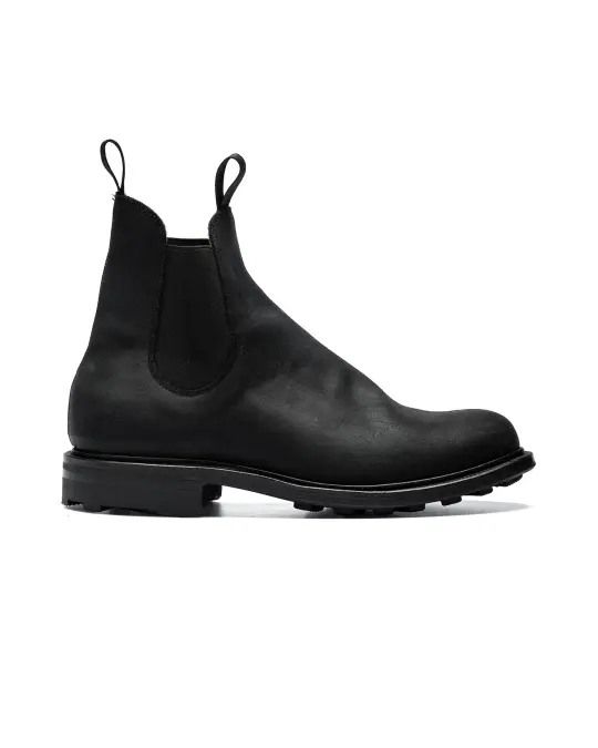 Viberg Chelsea Boot Black Waxy Commander