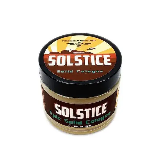 Solstice Solid Cologne | Contains Prickly Pear Oil | The Soul of the Desert