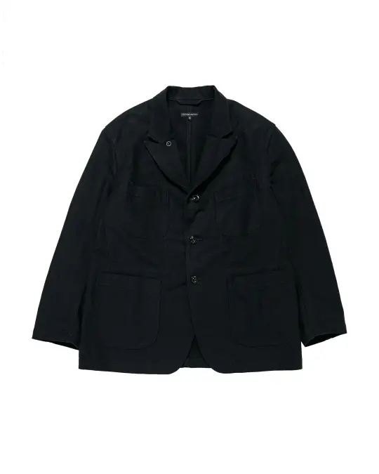 Engineered Garments Bedford Jacket Black Cotton Double Cloth