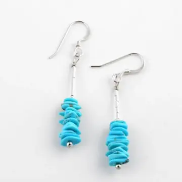 Turquoise Chips Earrings