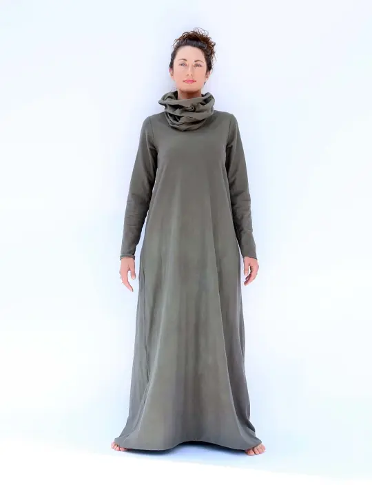 High Cowl Ojai Long Dress