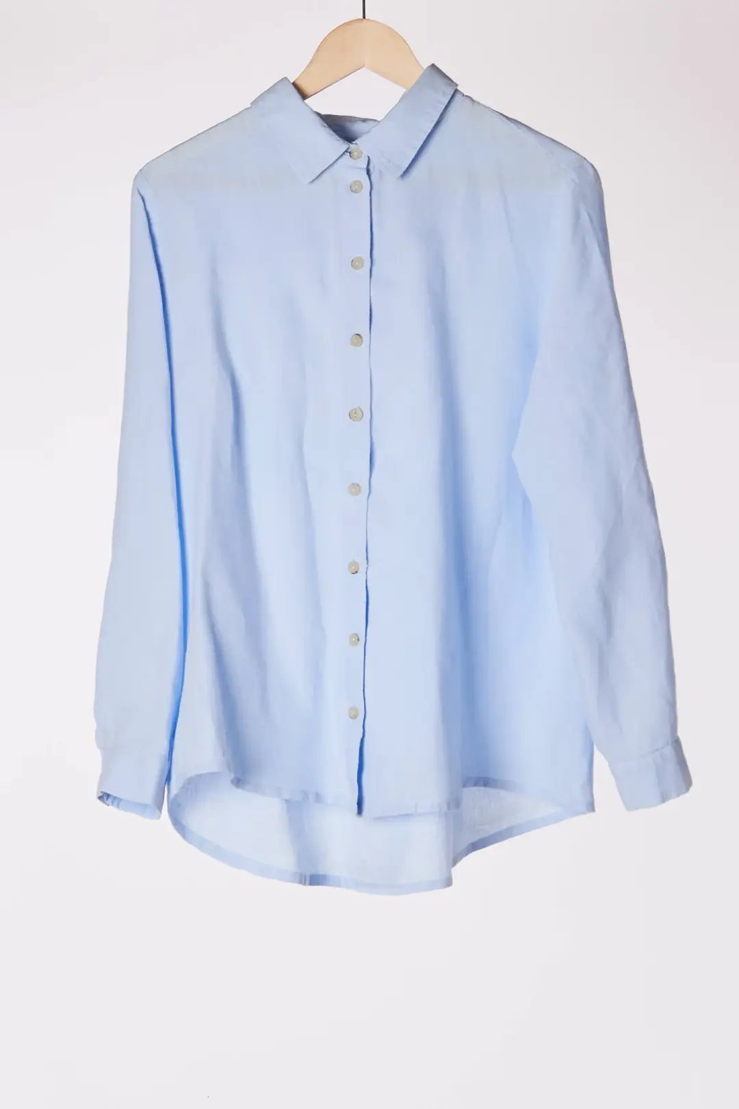Ona Shirt, Long Sleeve, Skye Blue