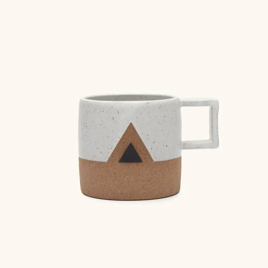 White Black Mountain Wolf Mug