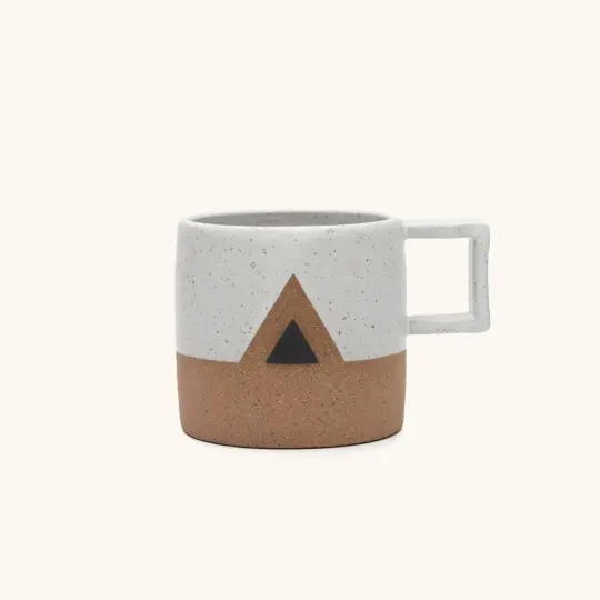 White Black Mountain Wolf Mug