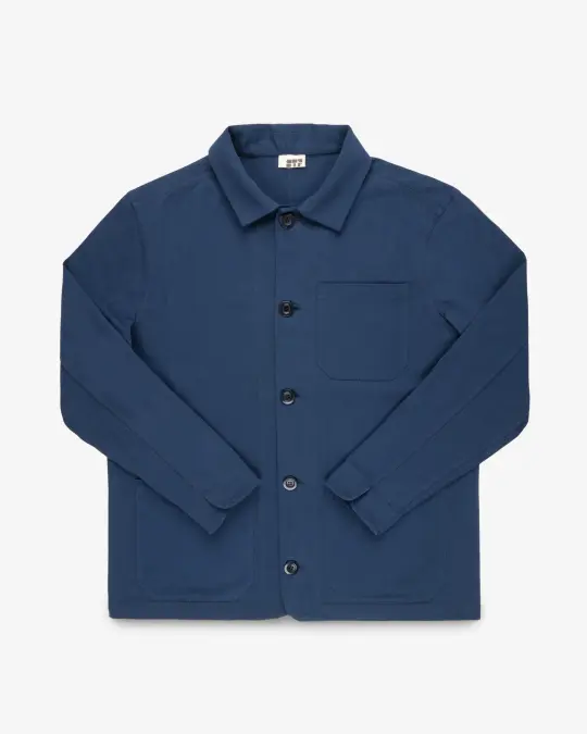 STF 8oz Brushed Twill Chore Jacket - Navy