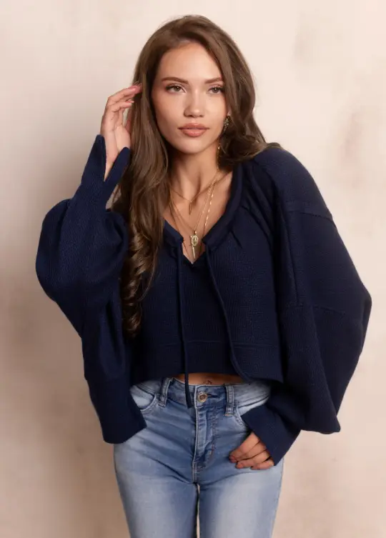 Viv Sweater in Navy
