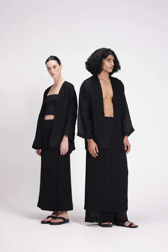SHEER PATCHWORK OVERLAY