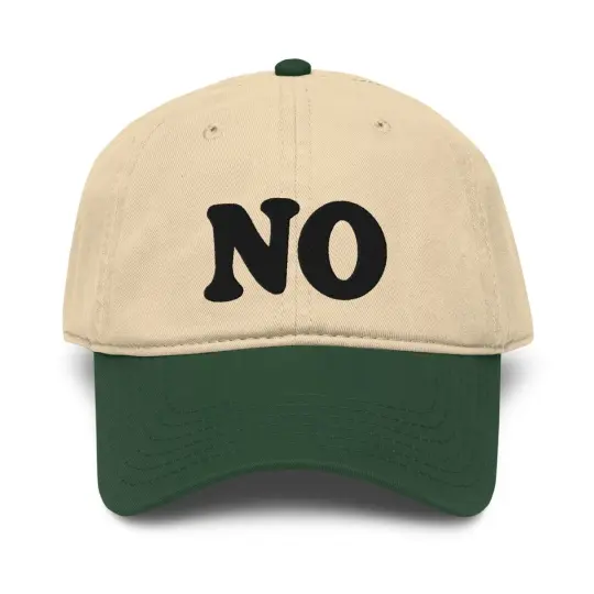 NO garment washed cap