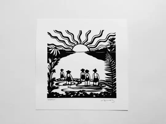 "Solstitium" 12x12" Print