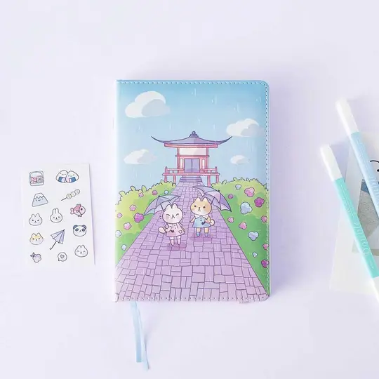 Tsuki ‘Four Seasons: Summer Edition’ Bullet Journal ☾ @milkkoyo x NotebookTherapy