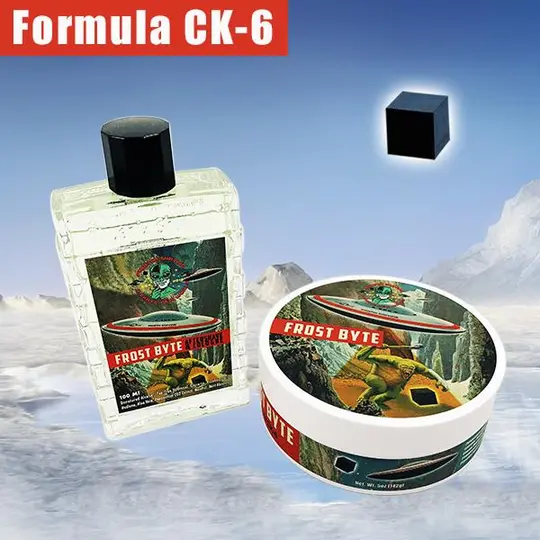Frost Byte Artisan Shaving Soap & Aftershave Bundle Deal | Ultra Premium Mentholated CK-6 Formula
