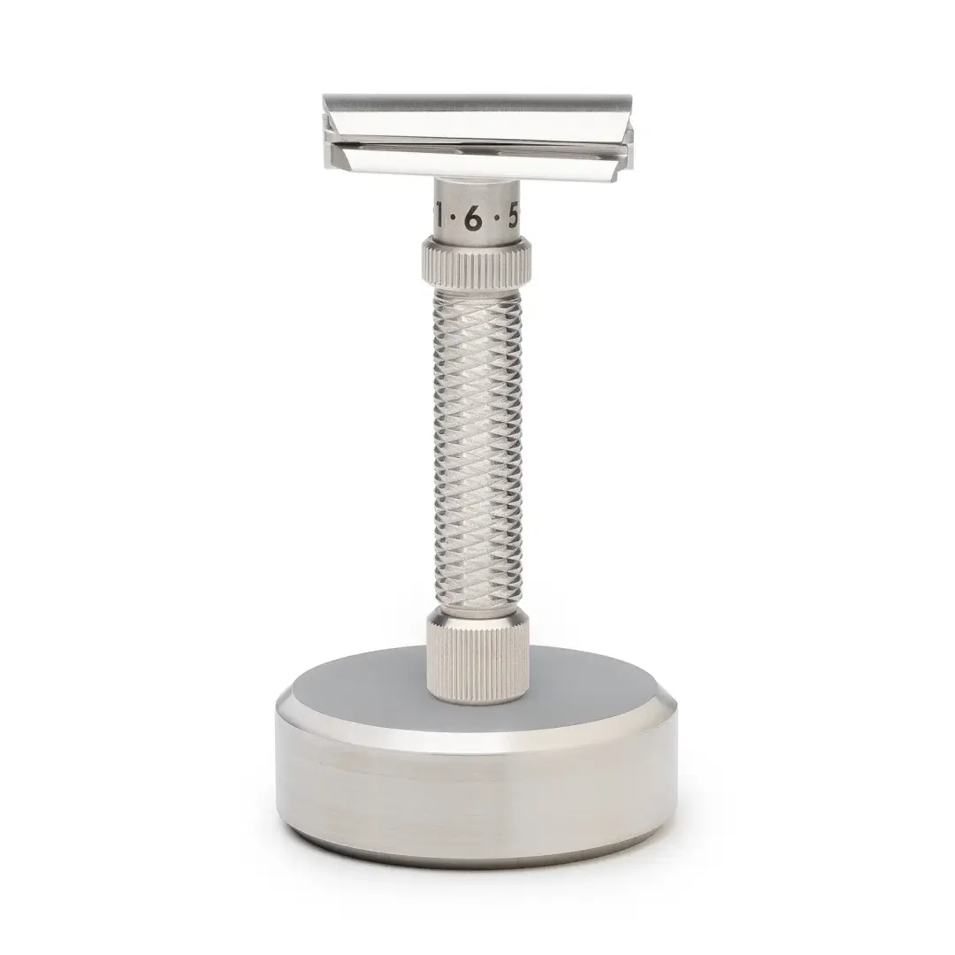 Machined Stainless Steel Razor Stand