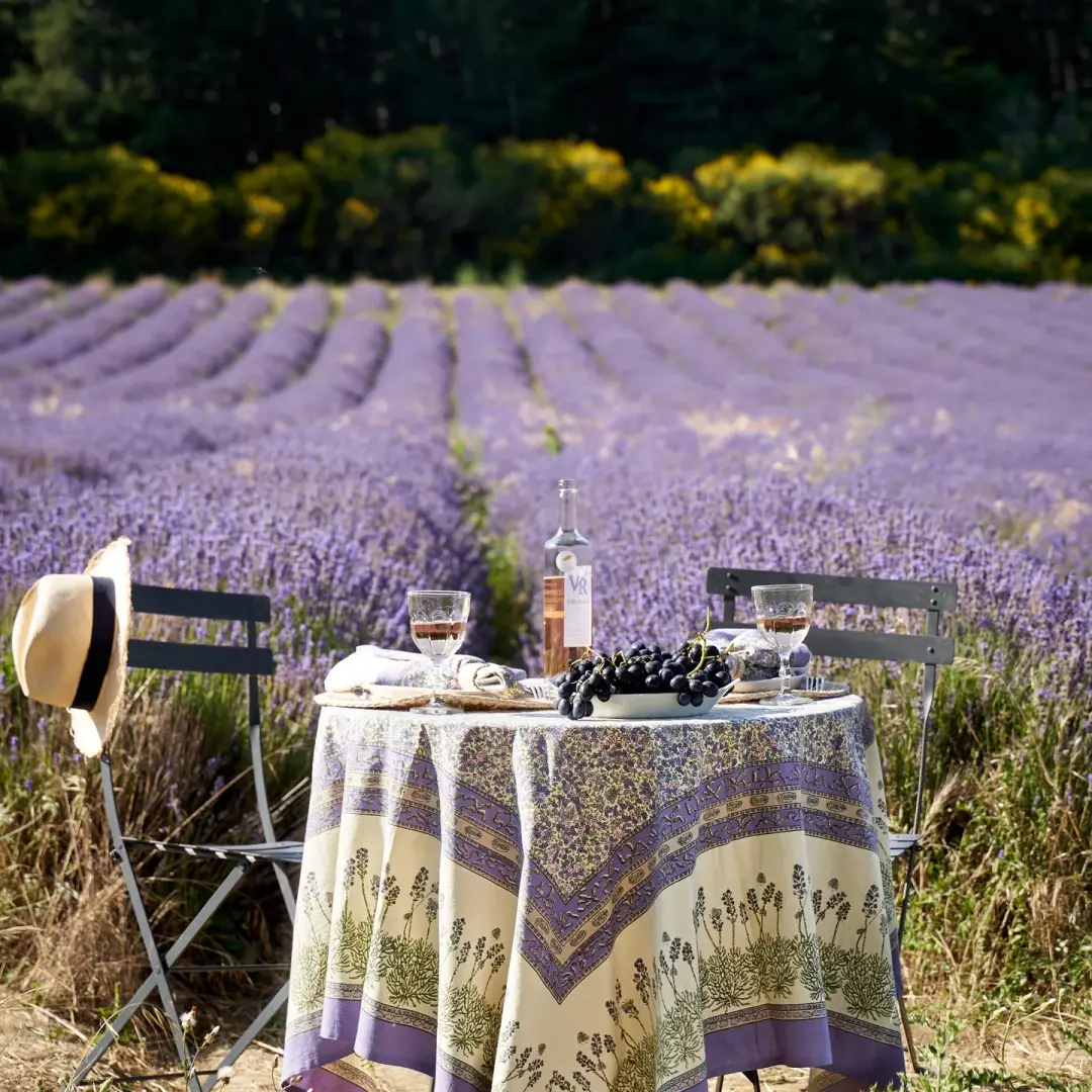 Couleur Nature Lavender Purple | French Tablecloth
