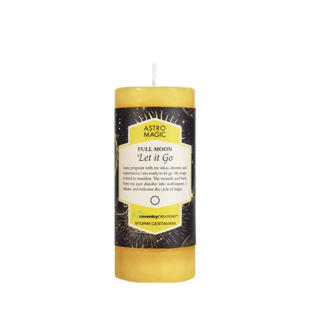 Full Moon - Let it Go Candle