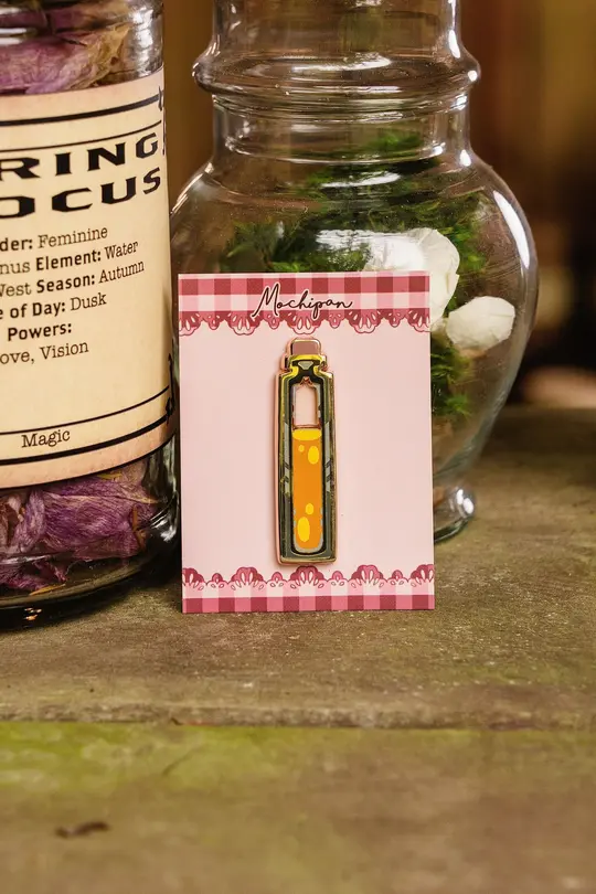 Potion Bottle Pin - Yellow Potion